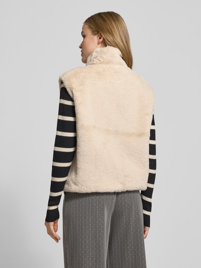 FREE/QUENT Gilet van imitatiebont, model 'FONY' Offwhite - 5