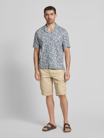 Tom Tailor Regular Fit Cargoshorts aus Baumwoll-Elasthan-Mix Beige 1