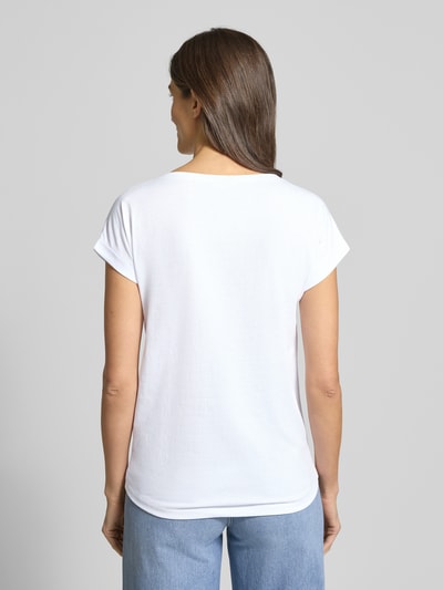 VILA T-Shirt mit Rundhalsausschnitt Modell 'DREAMERS' Weiss 5