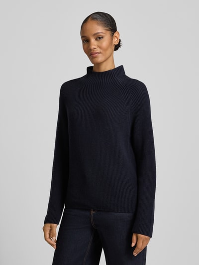 Marc O'Polo Regular Fit Strickpullover aus reiner Baumwolle Marine 4