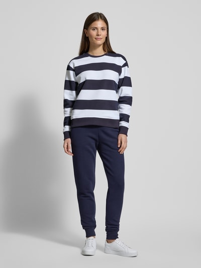 Christian Berg Woman Sweatpants aus Baumwoll-Mix Dunkelblau 1