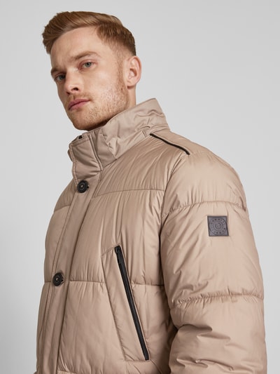 bugatti Steppjacke mit Stehkragen Beige 3