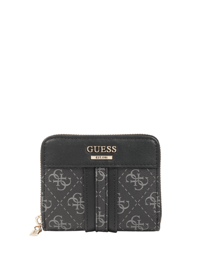 Guess Portemonnaie mit Logo-Muster Black 1