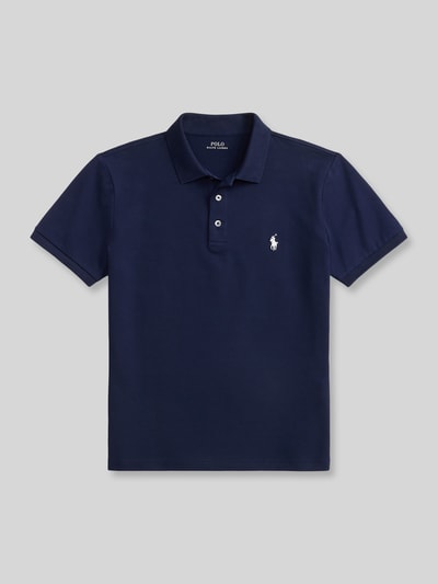 Polo Ralph Lauren regular fit poloshirt van katoenmix Marineblauw - 2