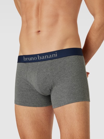 Bruno Banani Boxershort met elastische band met logo Marineblauw - 3