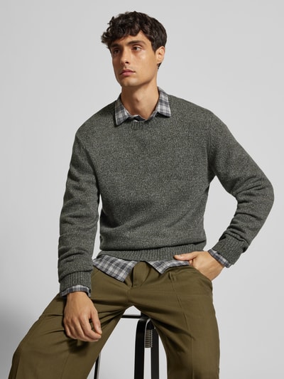 Officine Générale Pullover aus Woll-Kaschmir-Mix Taupe 3