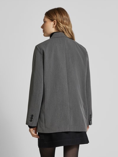 YAS Oversized blazer met reverskraag, model 'LIKKA' Antraciet - 5