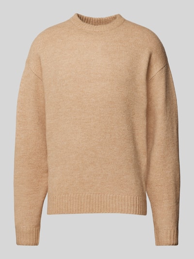 Jack & Jones Sweter z dzianiny z okrągłym dekoltem model ‘OLLIE’ Beżowy 2