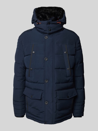 MCNEAL Steppjacke mit Label-Detail Marine 1