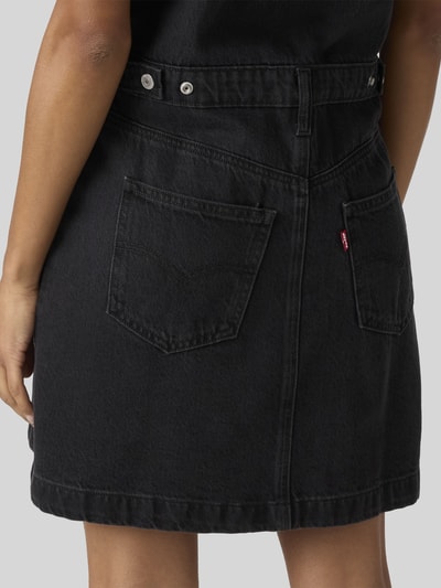 Levi's® Jeanskleid mit Knopfleiste aus reiner Baumwolle Black 3
