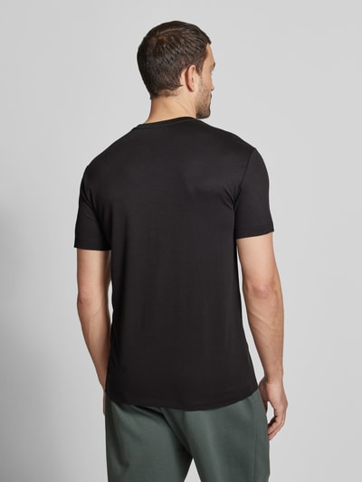 EA7 Emporio Armani T-Shirt mit Label-Print Black 5