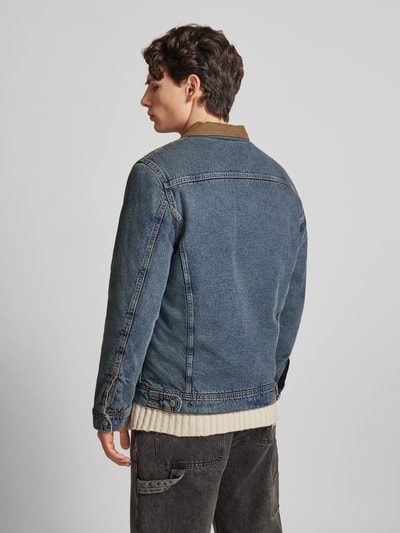 Jack & Jones Kurtka jeansowa z kieszeniami na piersi model ‘JEAN’ Jeansowy niebieski 5