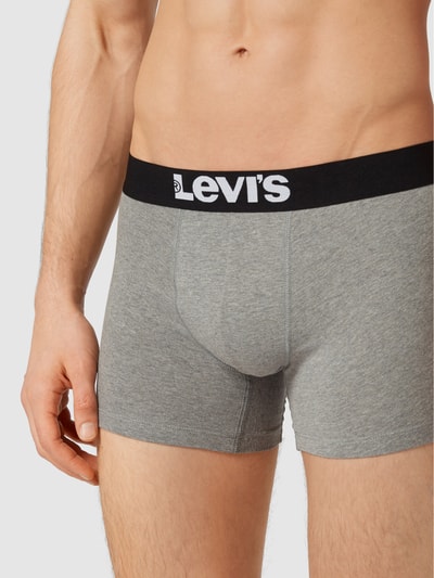 Levi's® Obcisłe bokserki z dodatkiem streczu w zestawie 2 szt. Średnioszary melanż 3