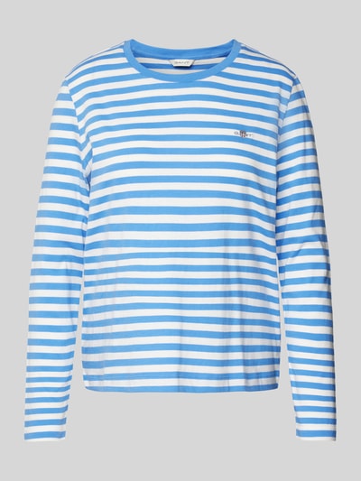 Gant Longsleeve mit Label-Stitching Royal 1