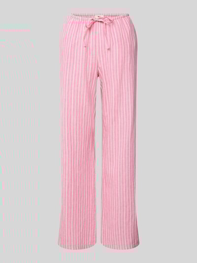 Gina Tricot Spodnie materiałowe z elastycznym pasem Mocnoróżowy 2