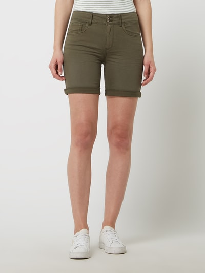 Tom Tailor Regular Fit Bermudas mit Stretch-Anteil Khaki 4