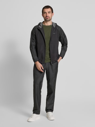 BOSS Green T-Shirt mit Label-Print Modell 'Taul' Dunkelgruen 1