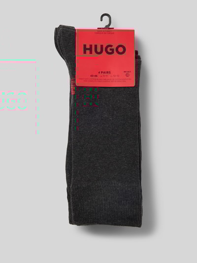 HUGO Socken aus Baumwoll-Mix im 4er-Pack Anthrazit 3