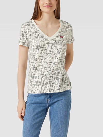 Levi's® T-Shirt mit floralem Allover-Muster Weiss 4