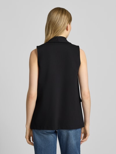 ZABAIONE Weste aus Viskose-Mix mit Pattentaschen Modell 'Am44br' Black 5