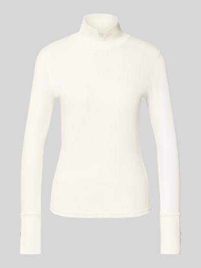Marc Cain Longsleeve mit Stehkragen Offwhite 2