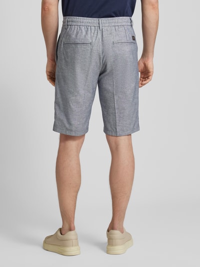 JOOP! Jeans Bermudy o kroju regular fit z wiązanym paskiem model ‘RUBY’ Granatowy 5