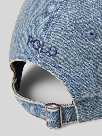 Polo Ralph Lauren Basecap aus Denim mit Logo-Stitching Jeansblau 3