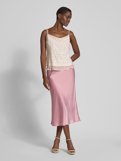 Vero Moda Regular Fit Trägertop mit Allover-Muster Modell 'SMILLA' Offwhite 1