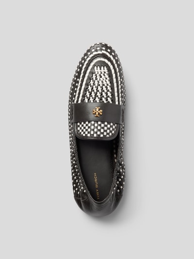 Tory Burch Penny-Loafer aus echtem Leder Ecru 5