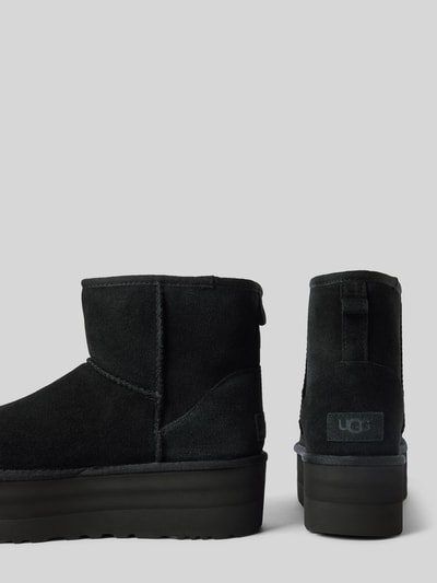 UGG Lederboots mit Plateausohle Black 2