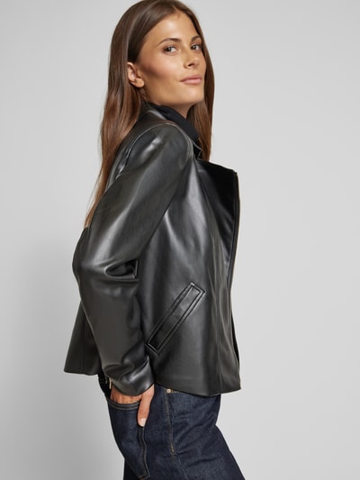 Christian Berg Woman Bikerjacke mit Zweiwege-Reißverschluss Black 3