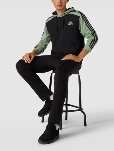 ADIDAS SPORTSWEAR Hoodie met labelstitching, model 'MEL' Zwart - 1