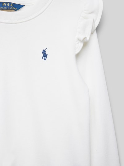 Polo Ralph Lauren Teens Sweatshirt met volants Wit - 2