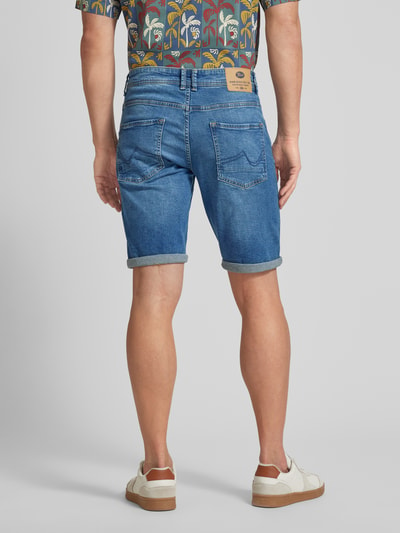 Petrol Szorty jeansowe o kroju regular fit z 5 kieszeniami model ‘BULLSEYE’ Jasnoniebieski 5