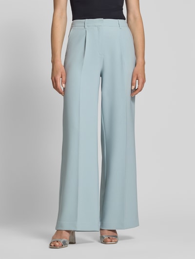BOSS Orange Wide Leg Hose mit Gürtelschlaufen Modell 'C-TIWI2' Hellblau 4