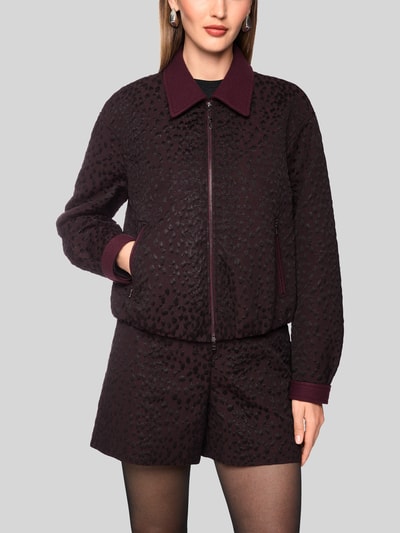 Marc Cain Bomberjack met tweewegritssluiting Bordeaux - 4