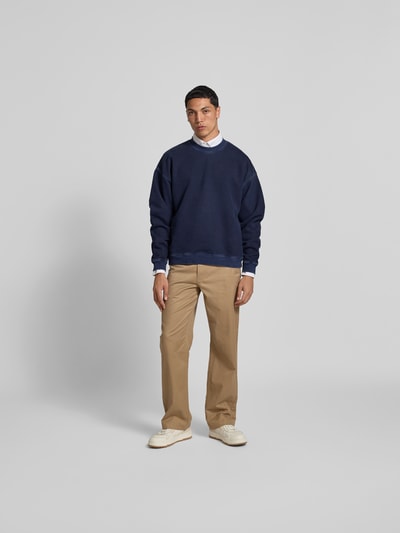 Dsquared2 Sweatshirt mit gerippten Abschlüssen Marine 1