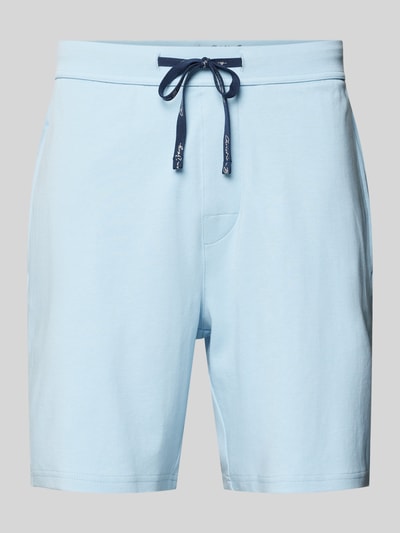 Christian Berg Men Sweatshorts met labeldetail Bleu - 2