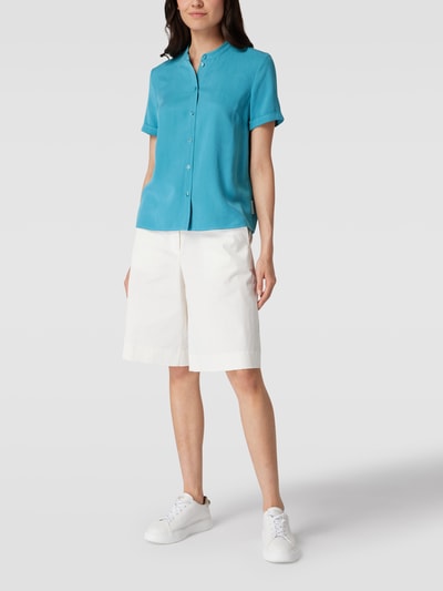 Marc O'Polo Denim Overhemdblouse met maokraag Turquoise - 1