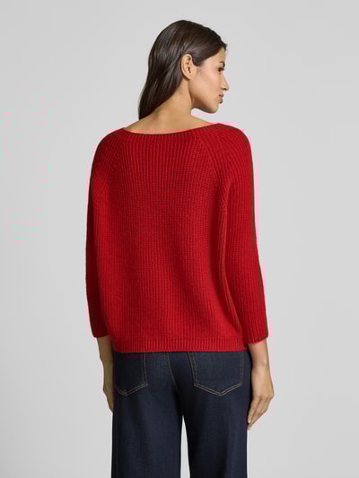 Weekend Max Mara Regular Fit Strickpullover mit Woll-Anteil Modell 'XENO' Rot 5