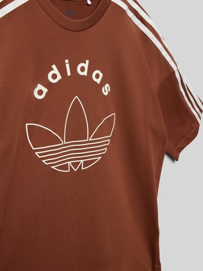 adidas Originals T-shirt met labelprint Cognac - 2