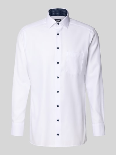 OLYMP Modern Fit Businesshemd mit Kentkragen Modell 'Global Kent' Weiss 2