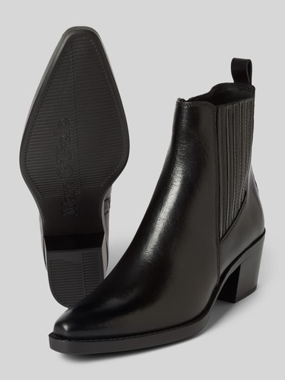 Marc O'Polo Laarsjes van echt runderleer Zwart - 4