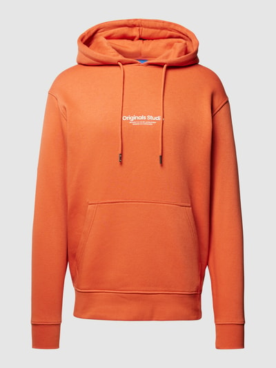 Jack & Jones Hoodie mit Label-Print Modell 'JORVESTERBRO' Orange 2