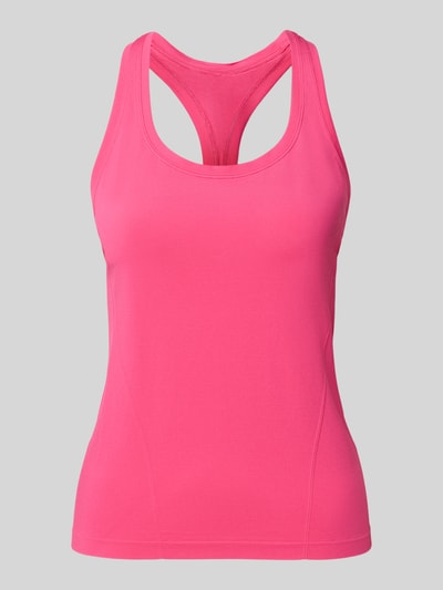 Produktfoto, Slim Fit Top mit Rundhalsausschnitt Modell 'Feather' von Fabletics, Elastischer-Material-Mix, Pink, Ärmelloses-Design, für Damen
