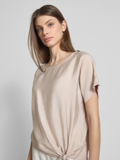 Christian Berg Woman Blusenshirt mit Rundhalsausschnitt Sand 3