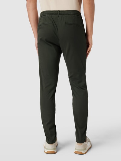 Profuomo Regular fit broek van lyocellmix Donkergroen - 5