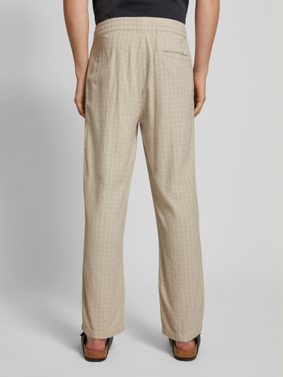 Only & Sons Regular Fit Hose aus Viskose-Mix mit Leinen-Anteil Modell 'SINUS' Beige 5