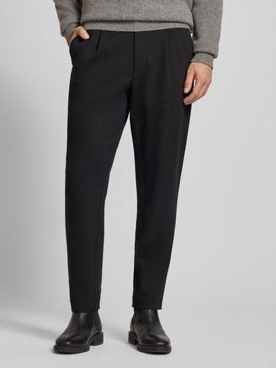 CK Calvin Klein Spodnie materiałowe z elastycznym pasem Czarny 4