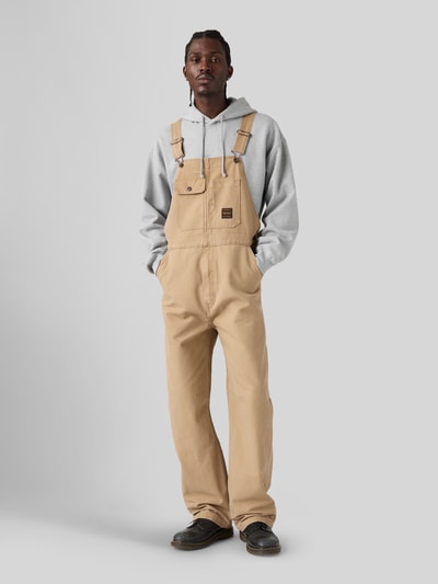 Levi's® relaxed fit tuinbroek van puur katoen model 'TIGER' Beige - 1